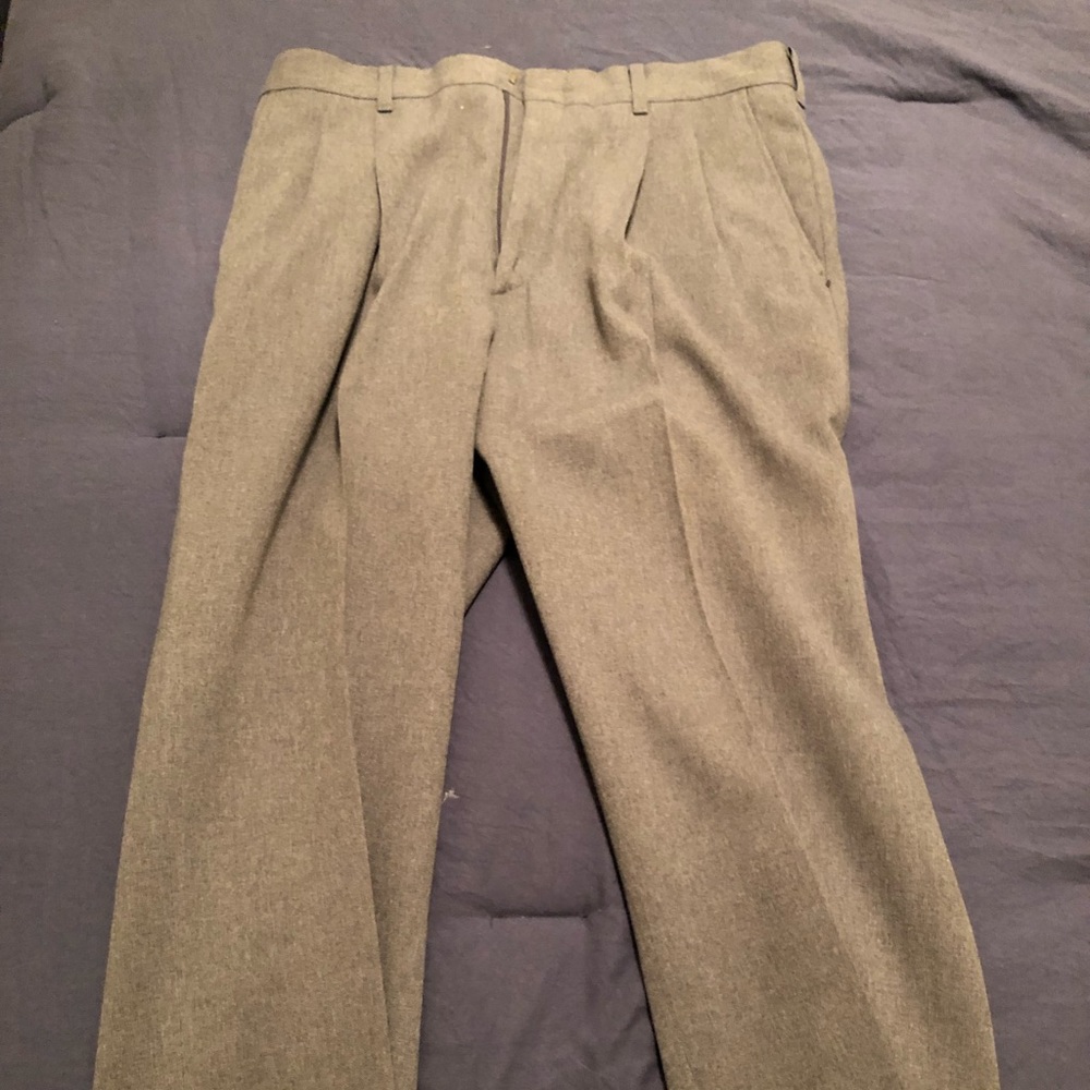 Botany 500 Men's Charcoal Grey Pants (34x30)
